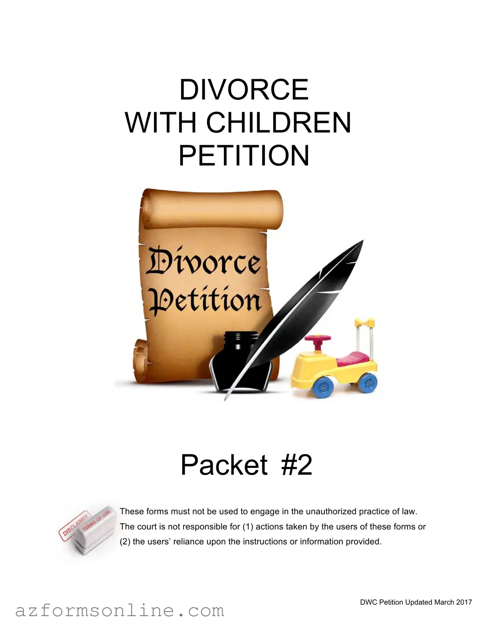 Free Arizona Divorce Petition Form