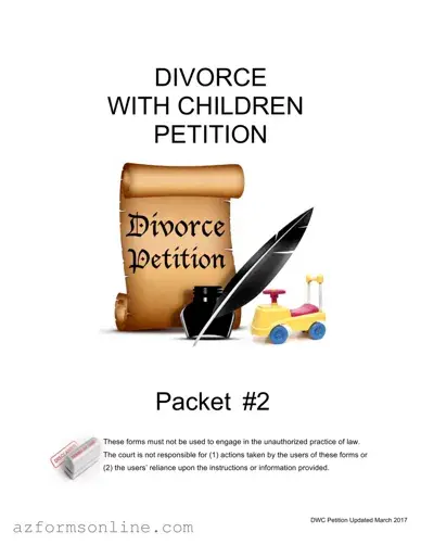 Free Arizona Divorce Petition Form